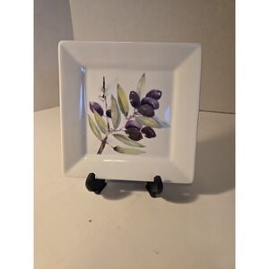 Olive Square Plate Gourmet Village 7" Fair Exclusivement Pour Cute Morin Heights
